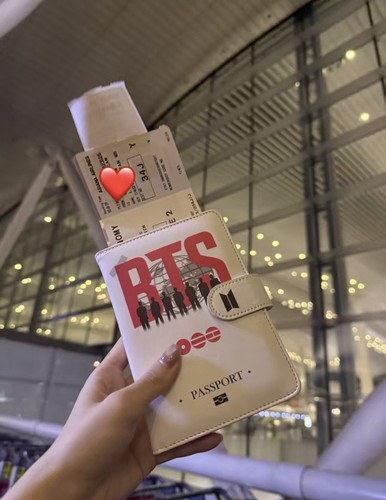 Bts army passport holder - army,