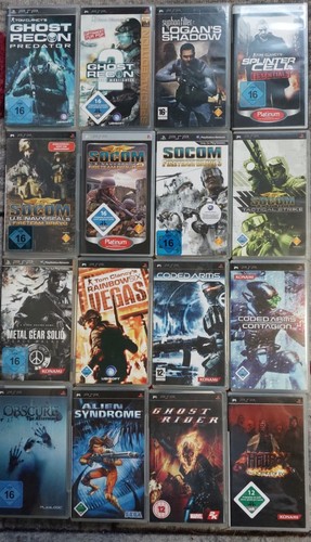 Psp spiele sammlung - spiele, tom