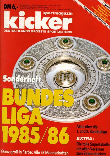 Kicker bundesliga sonderheft - bundesliga,
