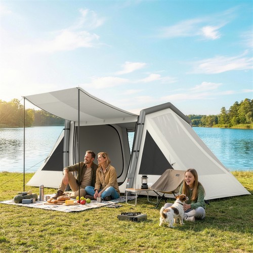 Outsunny aufblasbares zelt - aufblasbares,