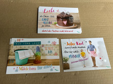 3 Stück Lustige Karten Postkarten / Witzige Sprüche DVLotK52Nr8