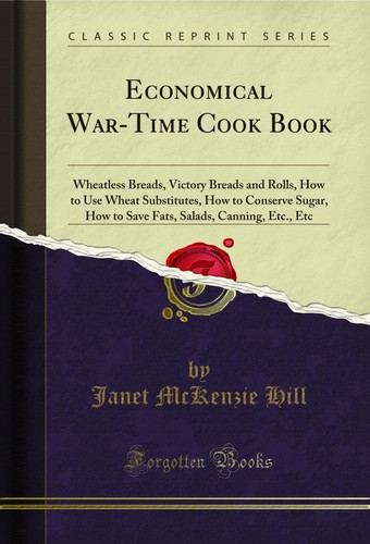 Economical war time cook book - war-time,