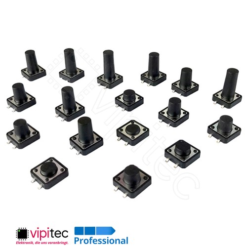 12x12 smd mikrotaster - 12x12, mm