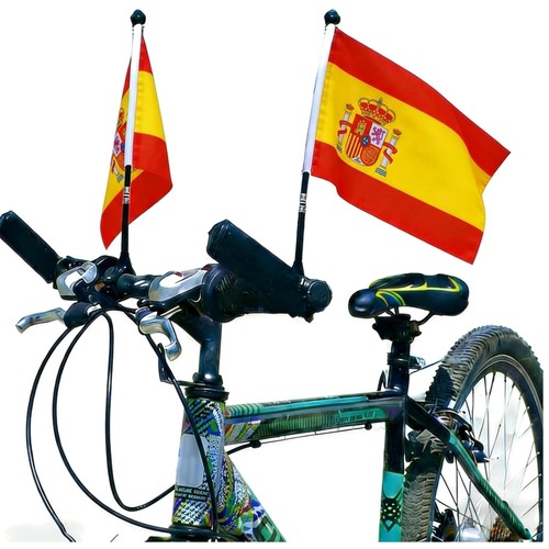 Fahrradfahne spanien set - fahrradfahne,
