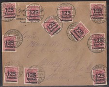 DR Brief Mef Mnr.16x 291 Friedberg (Queis) 2.10.23 gel. nach Neusalz