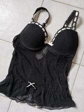 flame Corsage m. Rüschenrand NEU 80 C