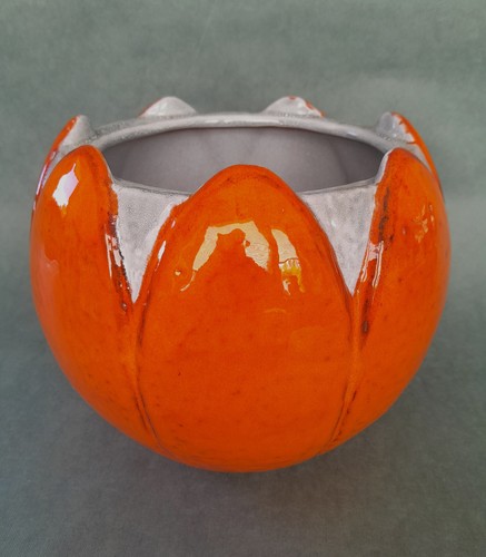 Großer cachepot vase - vase, orange