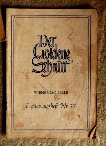 Altes modeheft wiener - wiener, modelle