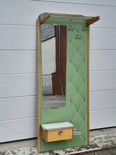 Fifties Wandgarderobe Grün Spiegel Hutablage 50er 60er Jahre Rockabilly Aera