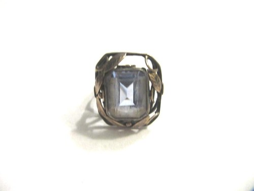 Antiker silberring mit - antiker,