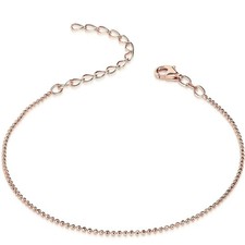 Rosegold Armband Kugelkette