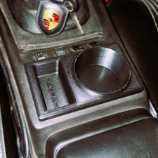 Für Porsche 944 924 Becherhalter Cupholder Mittelkonsole statt Aschenbecher S S2