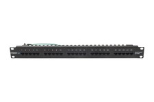 Synergy 21 ISDN Patchfeld Patchpanel 25 Ports 19 Zoll Cat3 ISDN schwarz
