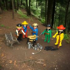 PLAYMOBIL 3241 COWBOYS UND MEXIKANER WESTERN KLICKY  / 1975