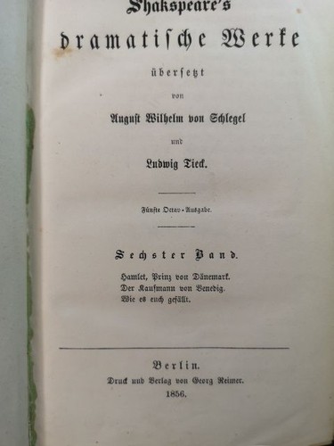 Shakspeare dramatische - shakspeare's,