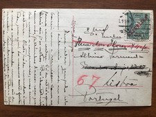 China AK Postkarte Portugal Kolonien Macau gelaufen 