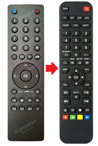 Ersatz fernbedienung für - ersatz,
