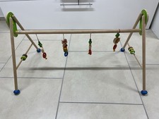 Hess Holz Spielbogen Zwillinge Trapez Spielcenter Motorik Höhenverstellbar