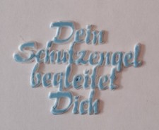 Wachsmotiv Schriftzug