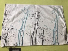 Kissenhülle Dekokissen Proflax neu Lief2 weiss grau aqua 40 x 60 cm