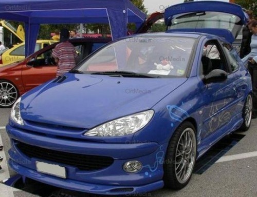 Frontansatz für peugeot 206 - peugeot,