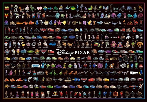 1000 teile puzzle disney pixar - teile, disney/pixar