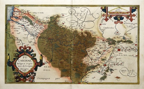 Picardie original kupferstich - picardie,