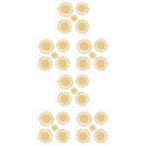 Pieces wandtattoo sonne - pieces,
