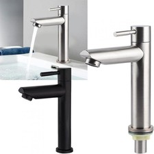 Chrom Kaltwasser Waschtischarmatur Standventil Armatur Wasserhahn Gäste WC Bad