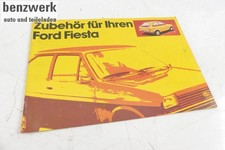 Ford Fiesta MK1 Beiblatt