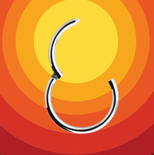 I OHRRING CLICKER 10 mm I Echt