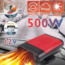 12V 500W Auto Heizlüfter Zusatzheizung Kfz Heizung Ventilator Scheibenenteiser