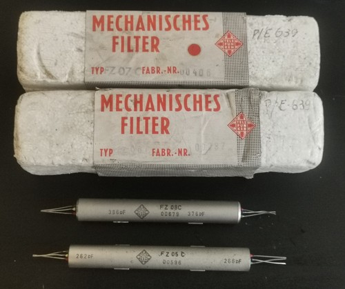 Telefunken mechanische filter - mechanische,