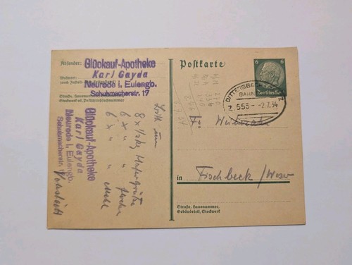 Bahnpost deutsches reich - bahnpost,