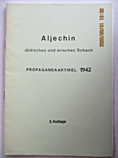 Schach Aljechin Jüdisches und arisches Schach Propagandaartikel 1942 2. Auflage