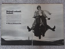 Original Werbung Wüstenrot mit Vespa Roller / Motorroller