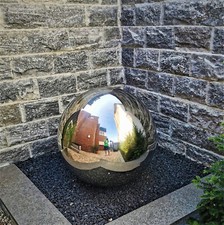 Dekokugel 60 cm Edelstahl poliert Kugel Dekorationskugel 