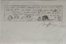 Alfred Hrdlicka, 200 Jahre frz. Revolution,1989, Grafik, Radierung, signiert