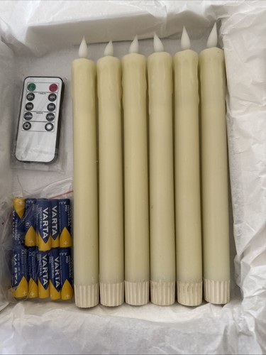 Led stabkerzen echtwachs - , mit