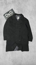 Dolce & Gabbana D&G Wool Double breasted Men Long Coat Old Money - RARE - Size L
