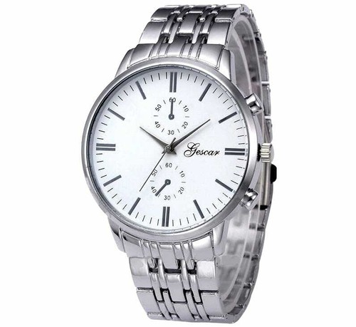 Herren armbanduhr silber luxus - herren,