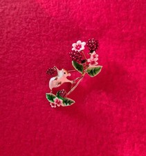 Eichhörnchen Brosche, Tier Schmuck, Emaille Eichhörnchen Brosche