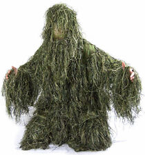 GHILLIE SUIT TARNANZUG ANTI FIRE PAINTBALL BW SCHAR WOODLAND JAGD SCHÜTZENANZUG