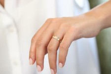 4mm glatter Goldring 585er 14K Gold Ehering Statement Rosegold Weißgold Band