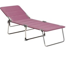 Best Klappliege Gartenliege 3-Bein Best Young Collection silber 