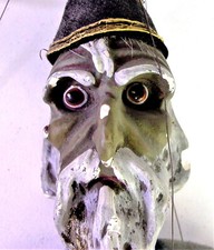 - alte PRAGER Marionette MODRY