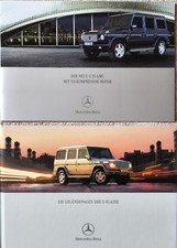 MERCEDES G55 AMG (W463) - 2000er Jahre Prospekt Brochure - SET mit 2 Prospekten