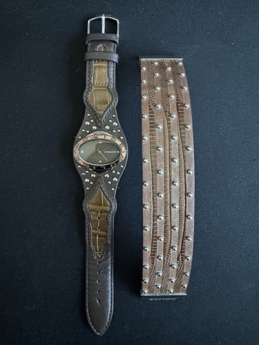 Police uhr und armband leder - police,