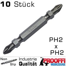 10 x Profi Doppel Bits Kreuz