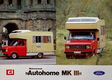 245423) Ford Transit CI Autohome Reisemobil Prospekt 01/1981